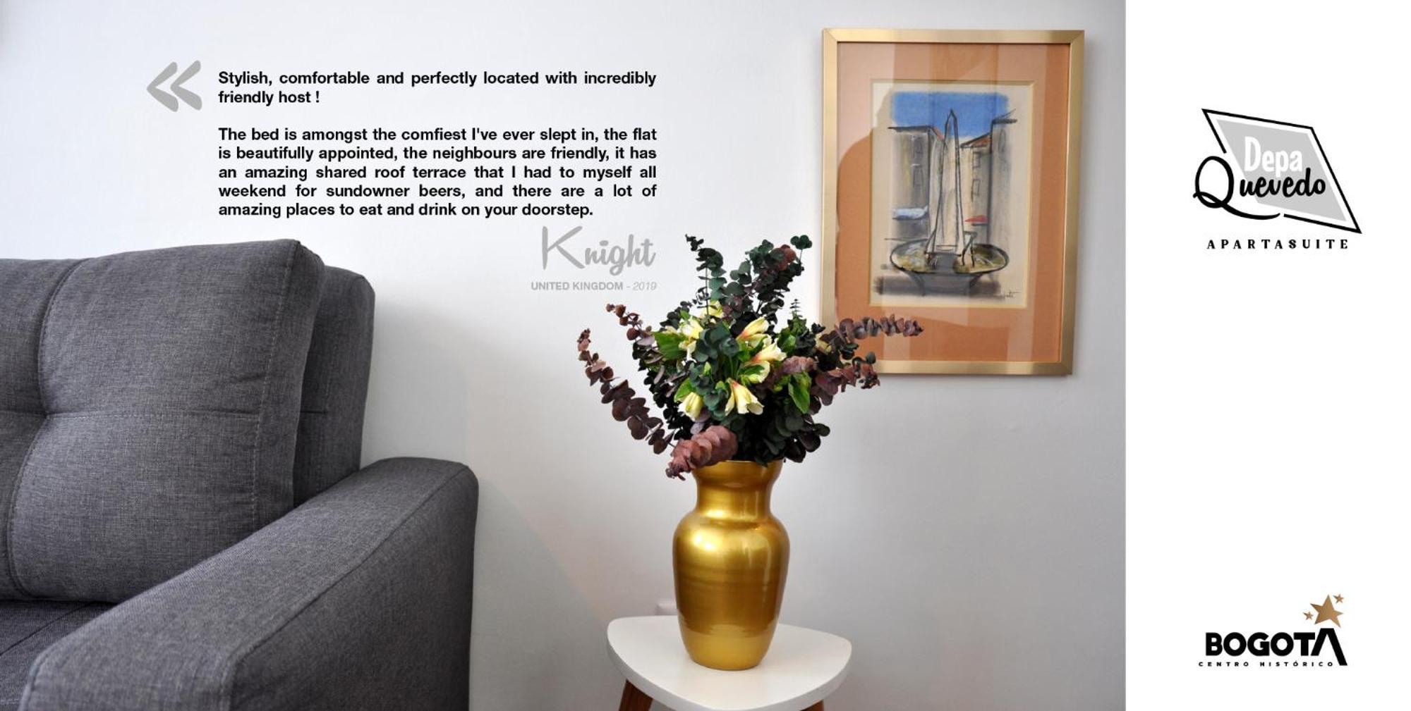 Depa Quevedo - Trendy Revamped Flat - Exceptional Spot In Bogota'S Historic Colonial Square - Candelaria Exteriör bild