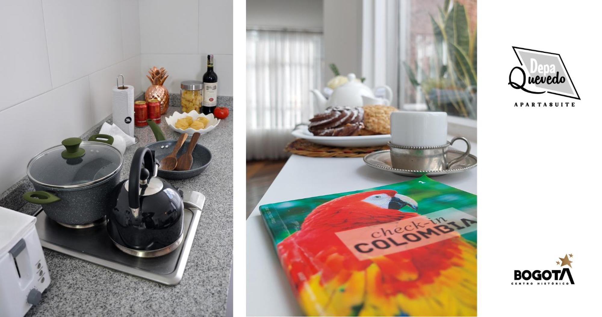 Depa Quevedo - Trendy Revamped Flat - Exceptional Spot In Bogota'S Historic Colonial Square - Candelaria Exteriör bild
