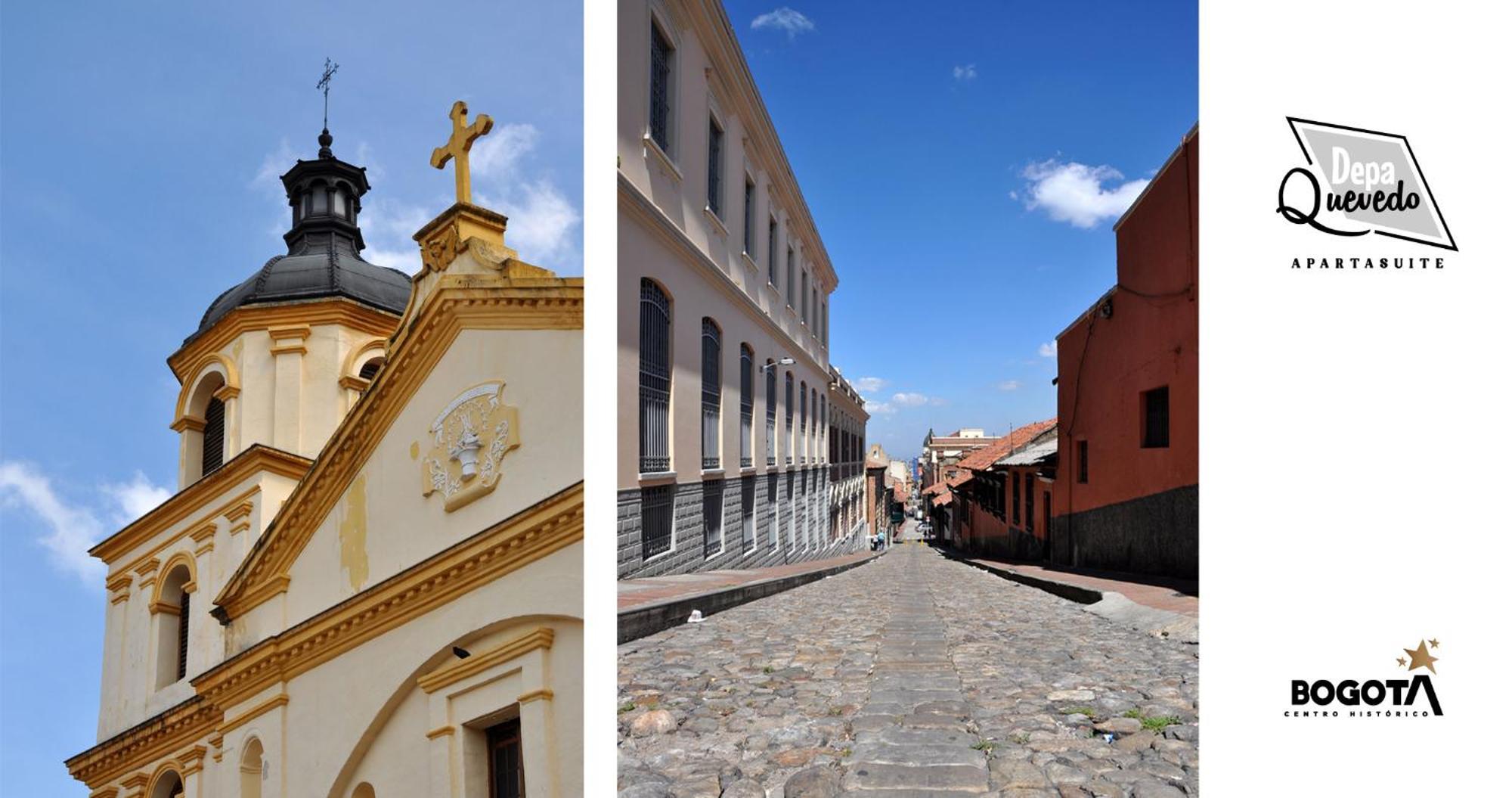 Depa Quevedo - Trendy Revamped Flat - Exceptional Spot In Bogota'S Historic Colonial Square - Candelaria Exteriör bild