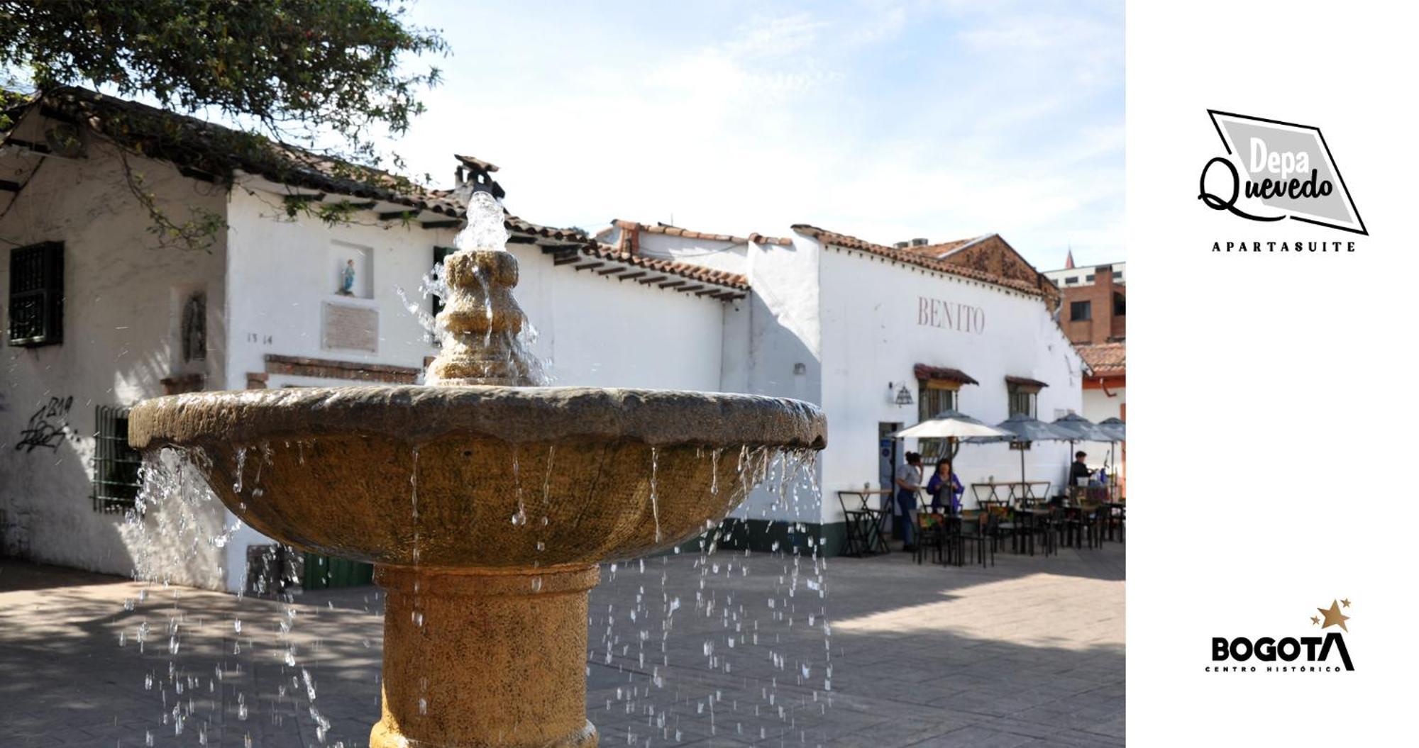 Depa Quevedo - Trendy Revamped Flat - Exceptional Spot In Bogota'S Historic Colonial Square - Candelaria Exteriör bild