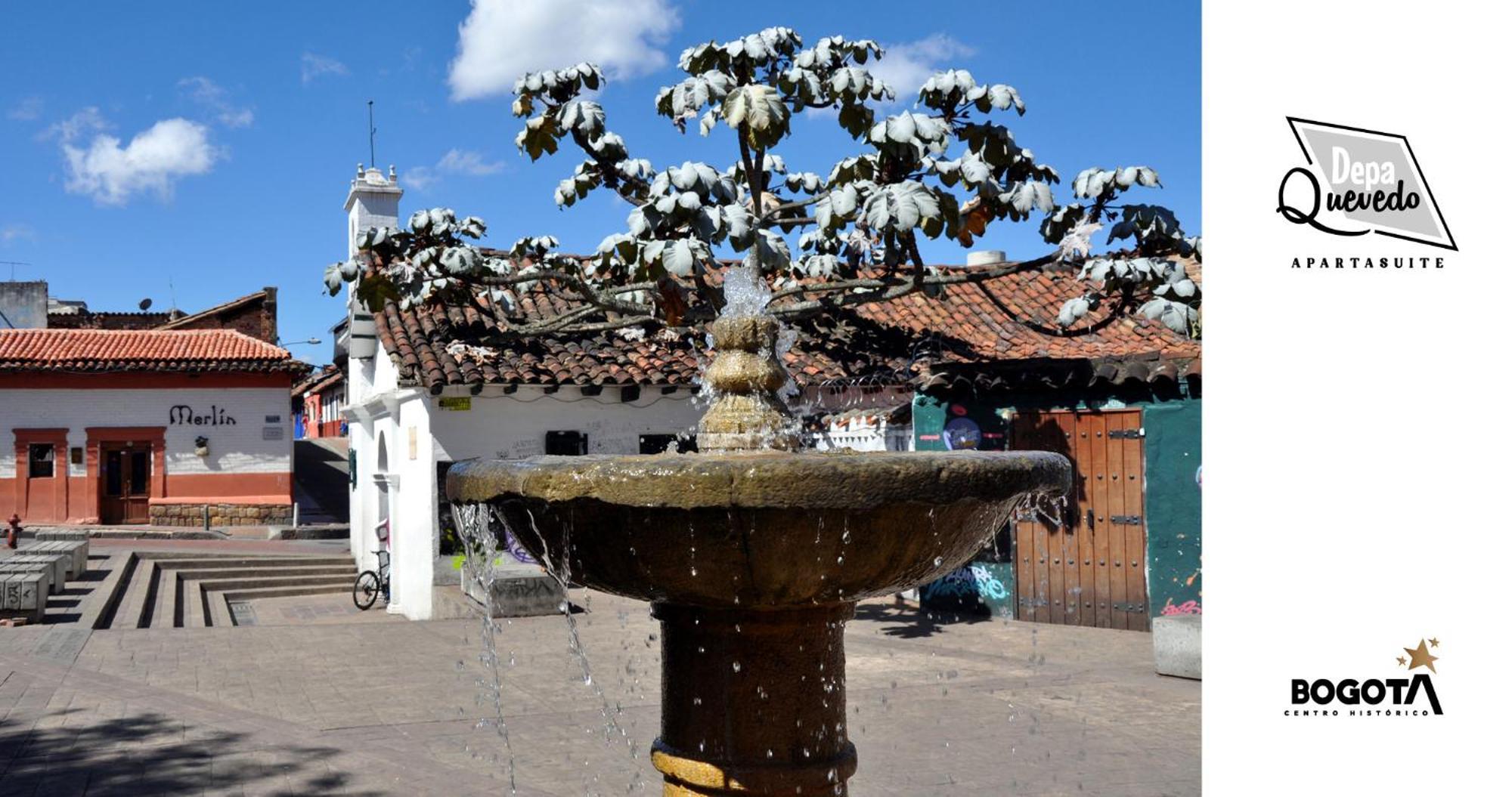 Depa Quevedo - Trendy Revamped Flat - Exceptional Spot In Bogota'S Historic Colonial Square - Candelaria Exteriör bild
