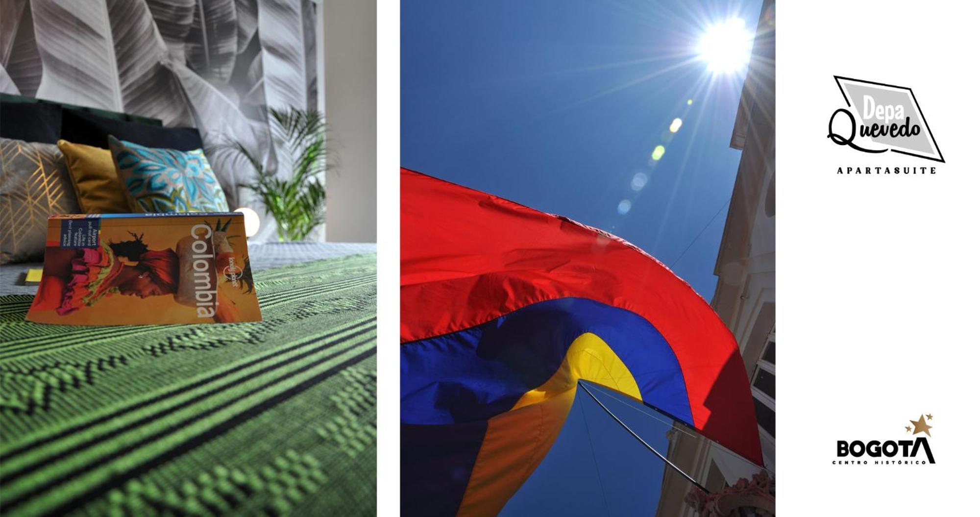 Depa Quevedo - Trendy Revamped Flat - Exceptional Spot In Bogota'S Historic Colonial Square - Candelaria Exteriör bild
